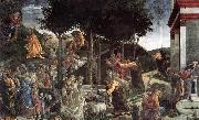 Scenes from the Life of Moses BOTTICELLI, Sandro